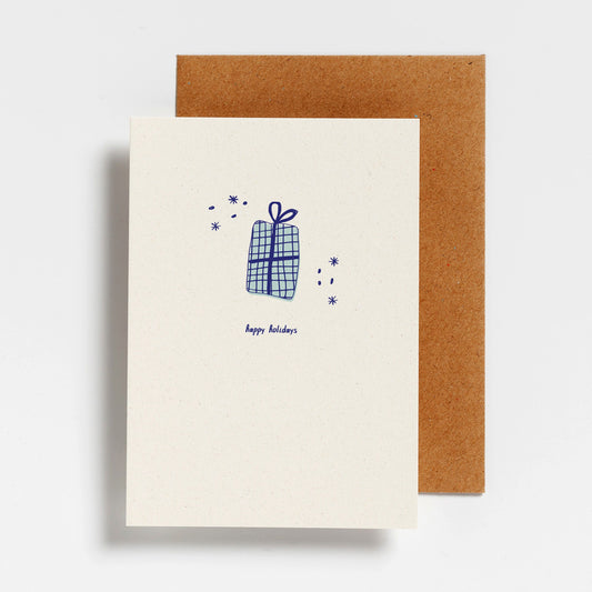 WENSKAART - CHRISTMAS - HAPPY HOLIDAYS