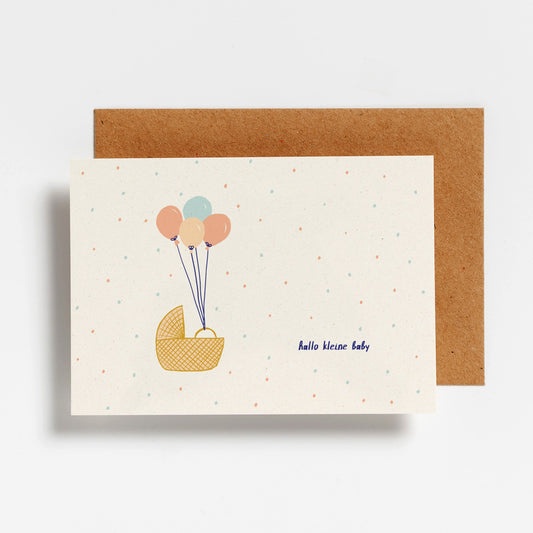 WENSKAART - HALLO KLEINE BABY