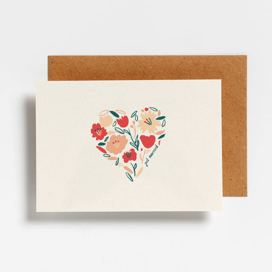 WENSKAART - JUST MARRIED