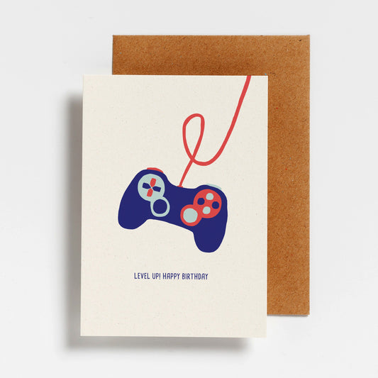 WENSKAART - LEVEL UP! HAPPY BIRTHDAY