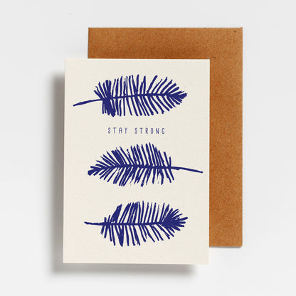 WENSKAART - BLUE STAY STRONG