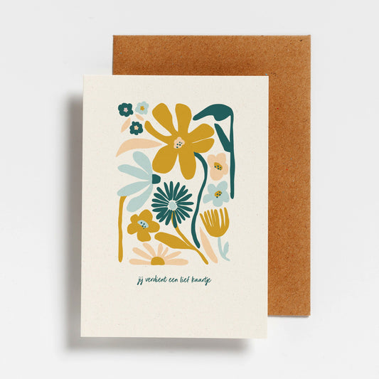 WENSKAART - JIJ VERDIENT EEN LIEF KAARTJE