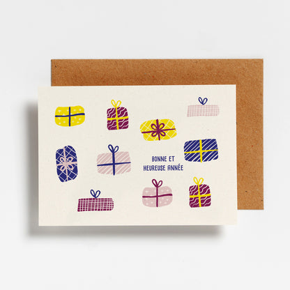 CARTE DE VŒUX - BONNE ET HEUREUSE ANNEE