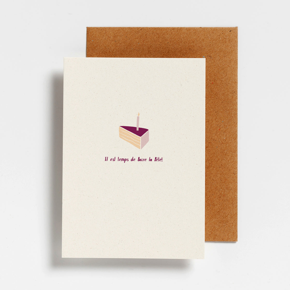 CARTE DE VŒUX - IL EST TEMPS DE FAIRE LA FETE
