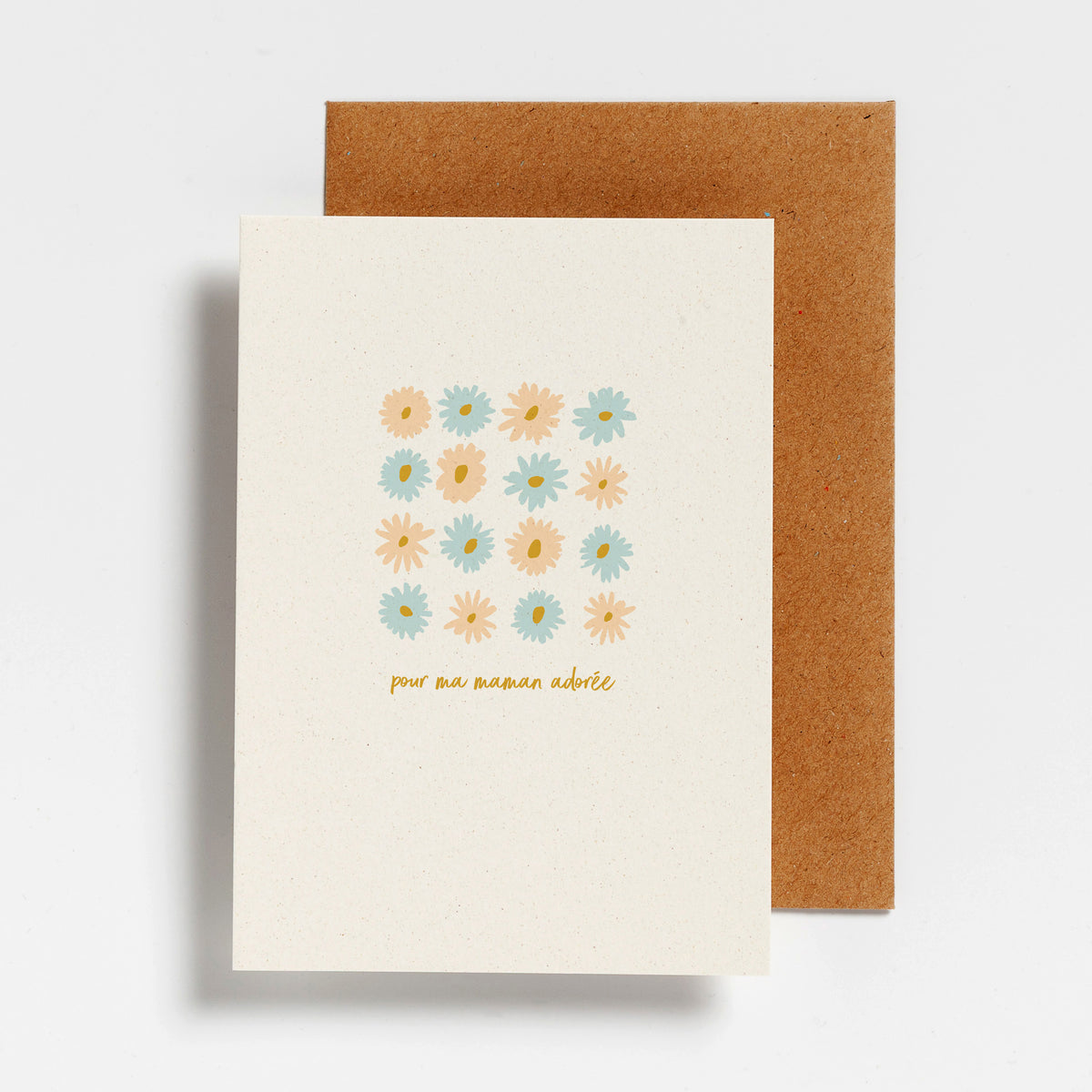 CARTE DE VŒUX - POUR MA MAMAN ADOREE