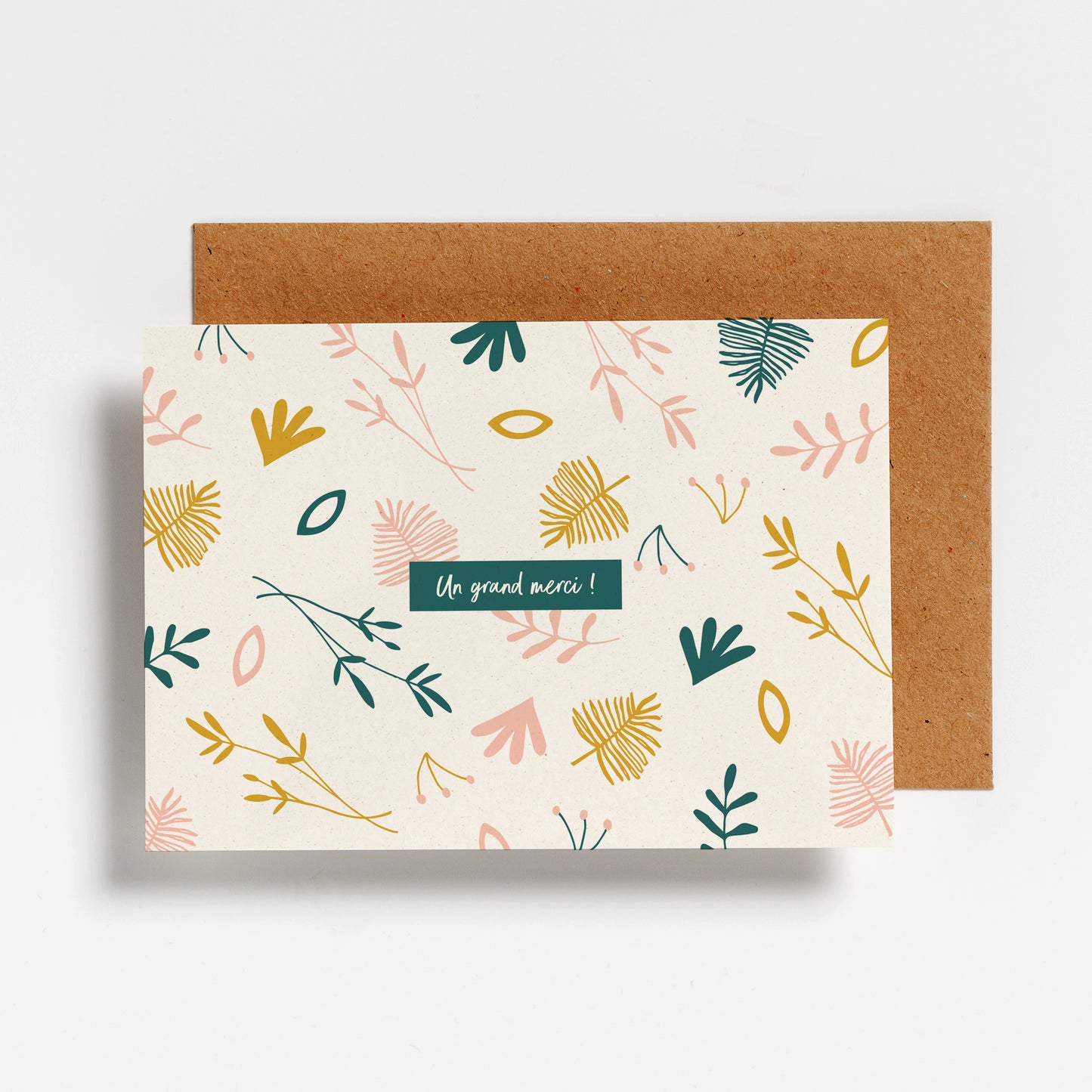 CARTE DE VŒUX - UN GRAND MERCI