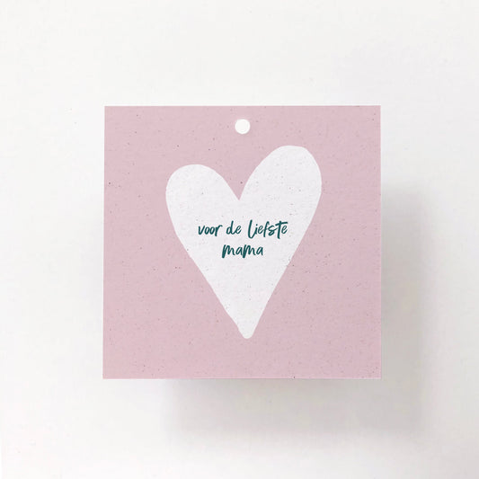 GIFT LABEL - C4 - VOOR DE LIEFSTE MAMA