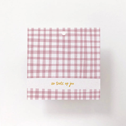 GIFT LABEL - C4 - ZO TROTS OP JOU