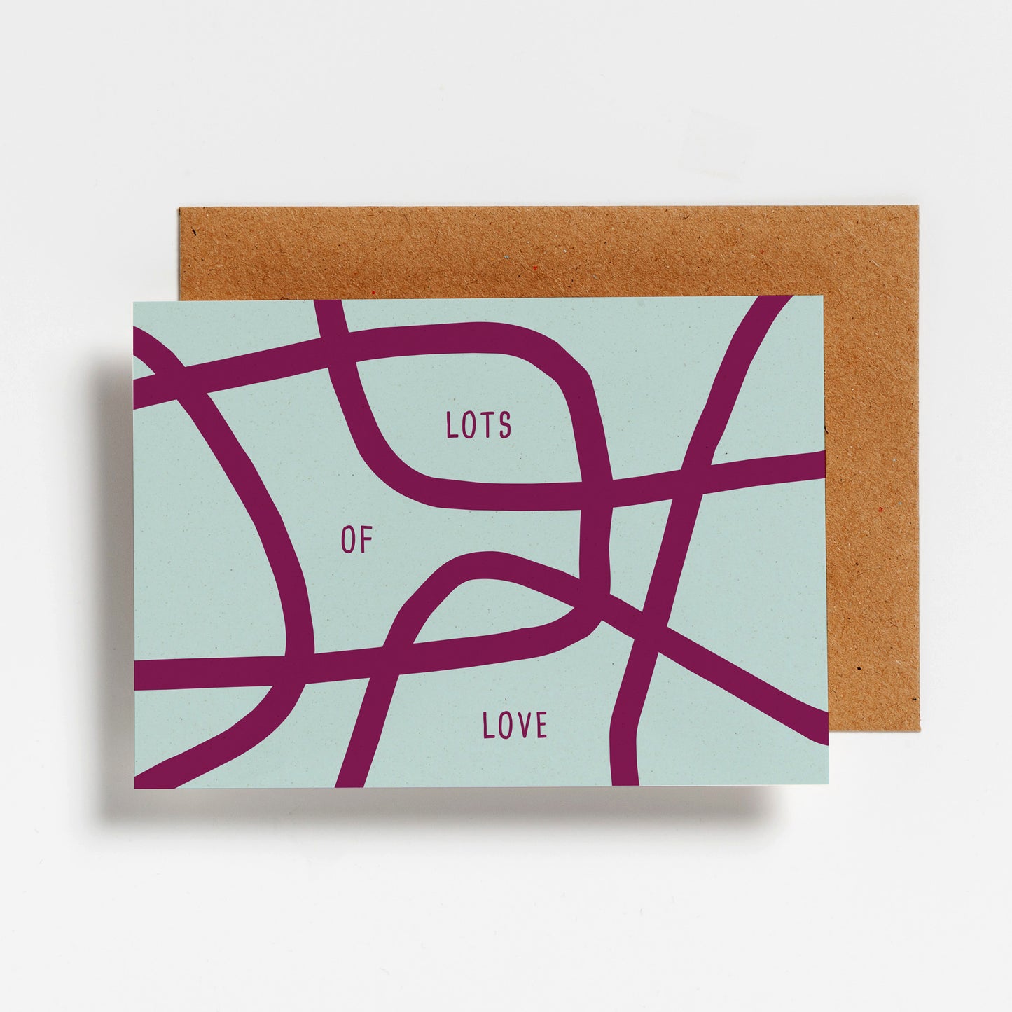 WENSKAART -  LOTS OF LOVE