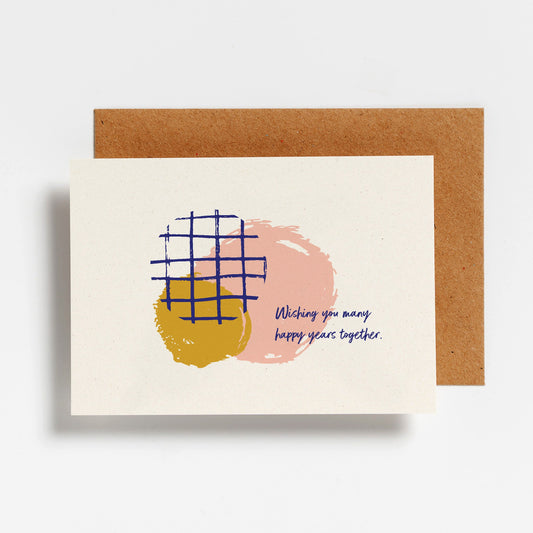 WENSKAART - MANY HAPPY YEARS TOGETHER