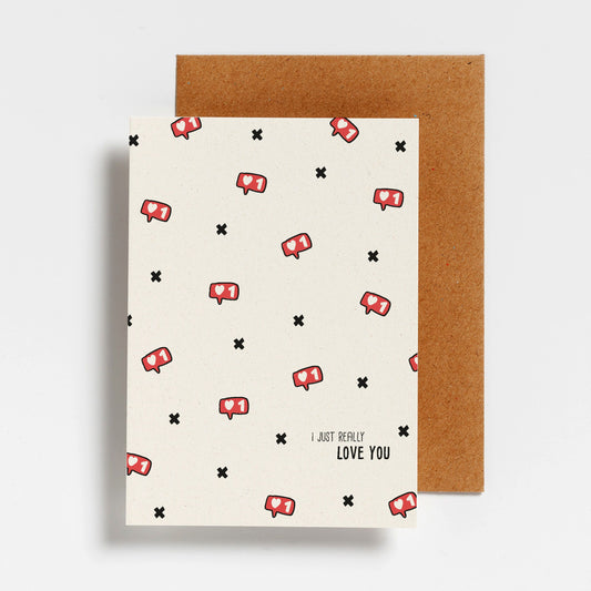 WENSKAART - I JUST REALLY LOVE YOU